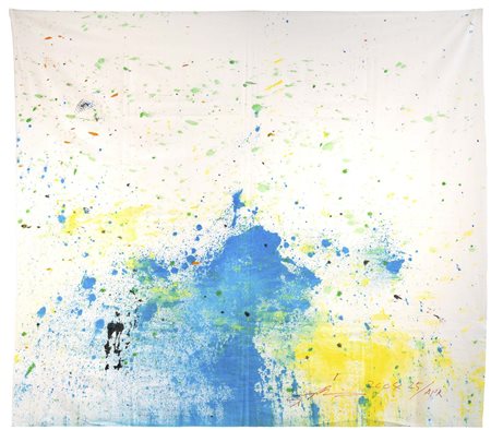 SHOZO SHIMAMOTO (Osaka, 1928 - 2013) Helicopter performance with Loco cups...