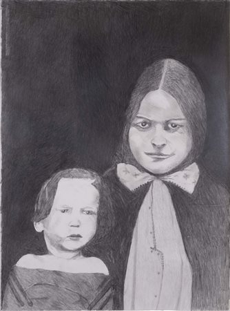 TERRY ATKINSON (Thurnscoe, 1939 - ) American civil war: study 21. Not-virgin...