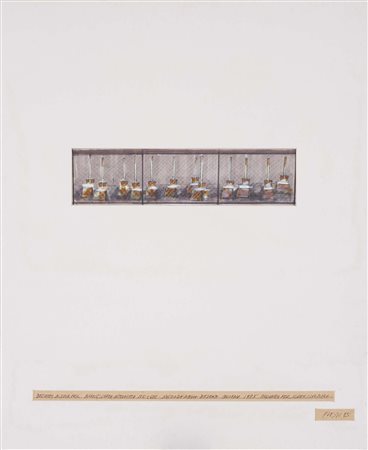 FABRIZIO PLESSI (Reggio Emilia, 1940 - ) Bozzetto in scala per Bronx -...