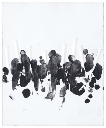 GUNTHER UECKER (Wendorf 1930, - ) Aus: Kein Fehler im System 1978 impronte in...