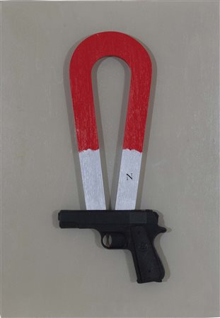 MAN RAY (Philadelphia, 1890 - Parigi, 1976) Compass 1920 1976 tecnica mista...