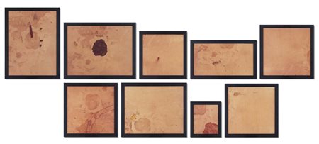 ALBERTO GARUTTI (Galbiate, 1948 - ) senza titolo 1977 9 fotografie a colori...