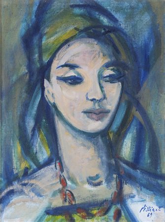 ARMANDO PIZZINATO (Maniago, 1910 - Venezia, 2004) Clari 1969 olio su tela cm....