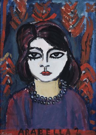 GIORGIO DARIO PAOLUCCI (Venezia, 1926 - 2019) Arabella olio su tela cm. 70x50...