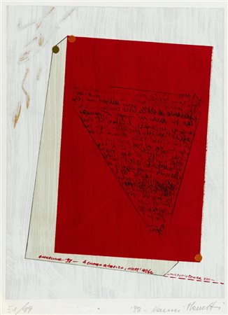 Nanni Menetti (Monzuno 1939), “Microviolenza VIII”, 1998.