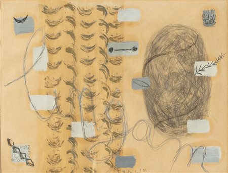 Giovanni Pintori (Tresnuraghes 1912 – Milano 1999), “Senza titolo”, 1991.