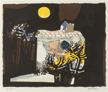 Manlio Bacosi (Perugia 1921 – 1998),”Senza titolo”.