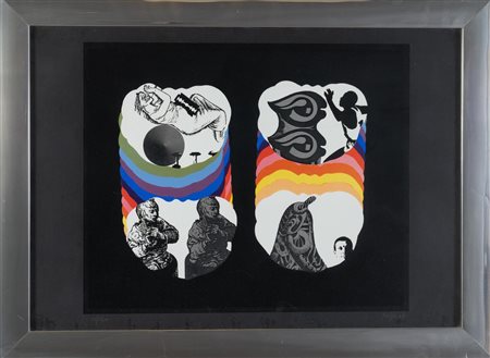 Concetto Pozzati (Vo' 1935 - Bologna 2017), “Senza titolo”, 1967.