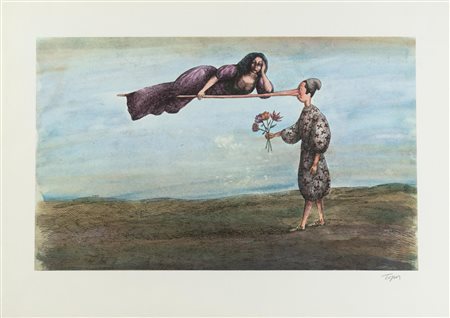 Roland Topor (Parigi 1938 – 1997), “Pinocchio”, 1972