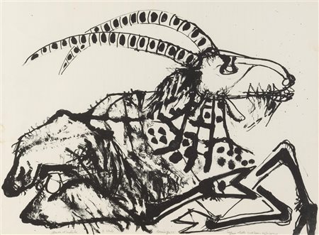 Luciano Minguzzi (Bologna 1911 - Milano 2004), “Segno dello Zodiaco – Capricorno”.