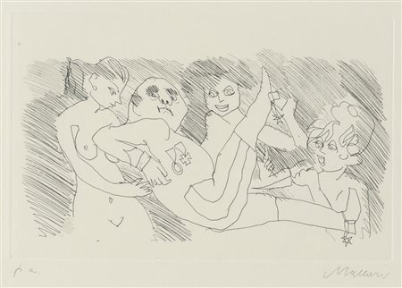 Mino Maccari (Siena 1898 – Roma 1989), “Senza titolo”.