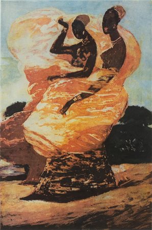 Salvatore Fiume (Comiso 1915 – Canzo 1997), “Somale”, 1984.