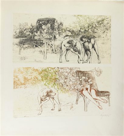 Sergio Saroni (Torino 1934 - 1991), “Senza titolo”.