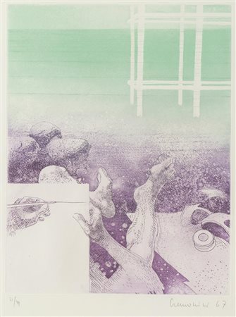 Leonardo Cremonini (Bologna 1925 – Parigi 2010), “Senza titolo”, 1967.