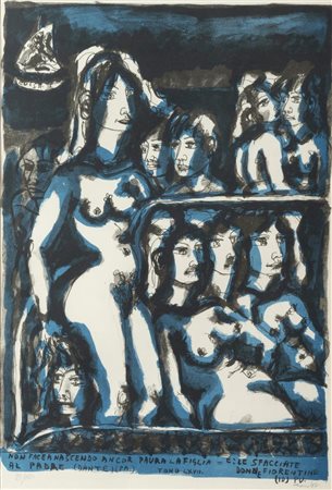 Antonio Zancanaro detto Tono (Padova 1906 - 1985), “Non facea nascendo ancor paura la figlia al padre”, 1967.