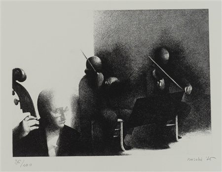 Dino Boschi (Bologna 1923 – 2015), “Il concerto”, 1976.