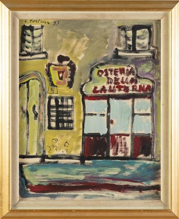 Ernesto Fortuzzi (Bologna 1949), “Osteria della Lanterna”, 1997.