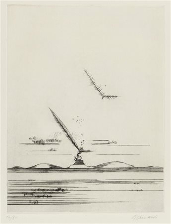 Quinto Ghermandi (Crevalcore 1916 - San Lazzaro di Savena 1994), “Senza titolo”.