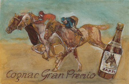 Giuseppe Bacci detto Gius Bacci (Bologna 1921 – 2018), “Cognac Gran Premio”.