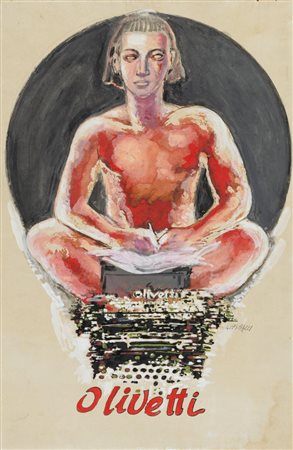 Giuseppe Bacci detto Gius Bacci (Bologna 1921 – 2018), “Olivetti”.