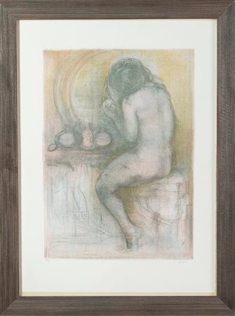 Giuseppe Ajmone (Carpignano Sesia 1923 - Romagnano Sesia 2005), “Senza titolo”.