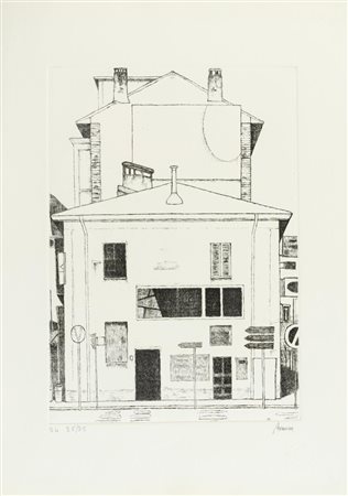 Renzo Biasion (Treviso 1914 - Firenze 1996), “Senza titolo”, 1974.