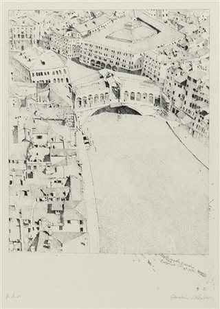 Rosario Morra (Frignano 1953), “Il Canal Grande”, 1981.