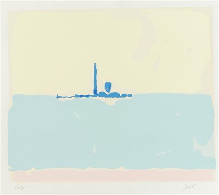 Virgilio Guidi (Roma 1891 - Venezia 1984), “Isola di San Giorgio”.