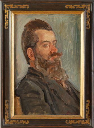 Gino Marzocchi (Molinella 1895 - Bologna 1991), “Ritratto maschile”, 1934.