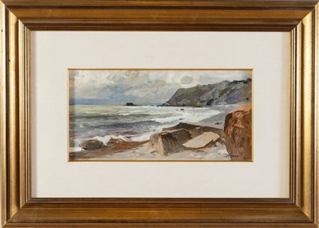 Osvaldo Curandai (Firenze 1931 - Rignano 2019), “Antignano – Livorno”, 1975.