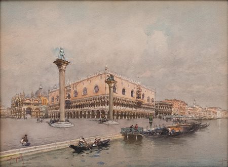 Emanuele Brugnoli - La colonna di San Marco a Venezia