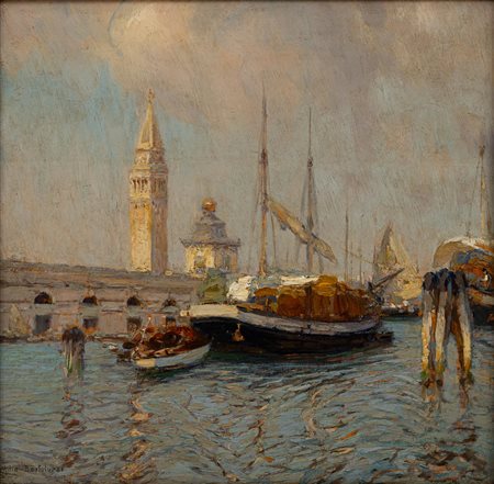 Millo Bortoluzzi - La dogana a Venezia