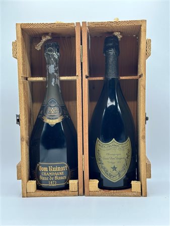  
Moët & Chandon, Dom Pérignon Brut Vintage 1973 - Dom Ruinart Blanc de Blancs Brut 1973 1973
Francia-Champagne 0,75