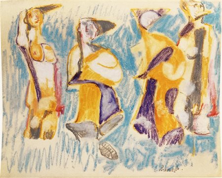 Fausto Pirandello, Senza titolo, 1961