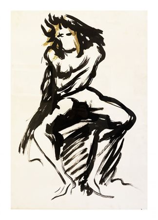Lucio Fontana, Nudo Femminile, 1960