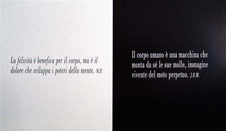 Joseph Kosuth, Mens agitat molem, 2003