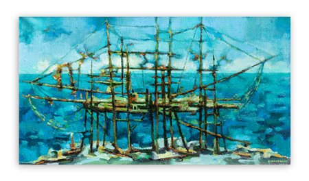 ROMANO CONVERSANO (1920-2010) - Trabucco del Gargano, 1972