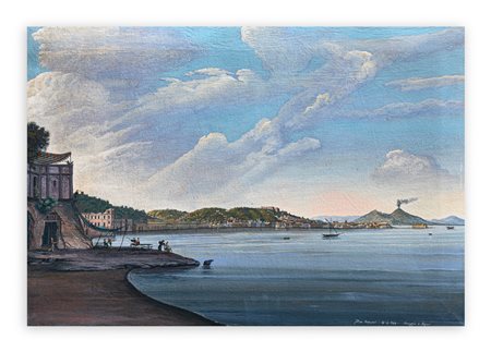 FILIPPO DE GASPERI (1928) - Omaggio a Napoli, 1989