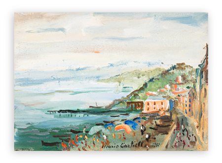 MARIO CORTIELLO (1907-1982) - Lacco Ameno d'Ischia - Paesaggio, 1972