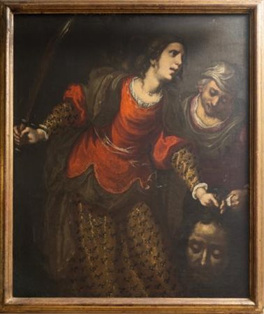 Maestro toscano del XVII secolo, Giuditta con la testa di Oloferne