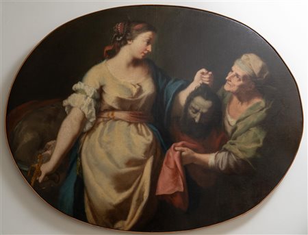 Maestro veneto del XVIII secolo, Giuditta con la testa di Oloferne