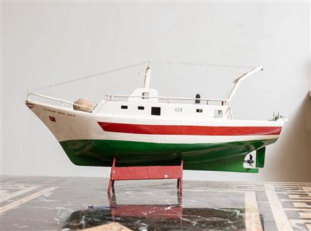 Modellino di barca probabilmente da pesca, Anni '60 del XX secolo