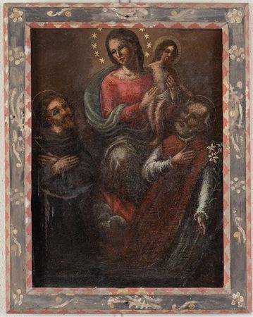 Maestro del XVII secolo, Madonna con bambino e Santi