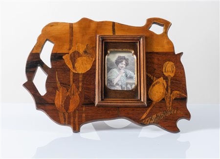 Émile Gallè (1846-1904), Francia Portafotografie in legno