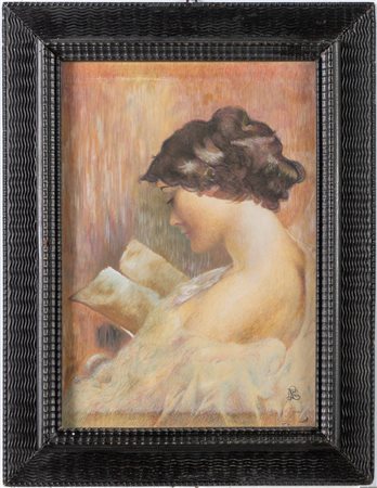 Giovane donna che legge, inizio del XX secolo