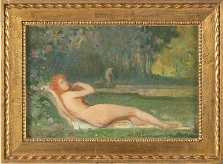 Nestor Cambier (Belgio 1879-1957), Nudo disteso