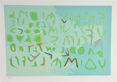 Renzo Nucara (1955) SENZA TITOLO, 1981 serigrafia, cm 50x70; es. 121/125...