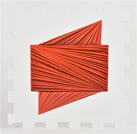 Umberto Mariani (1936) PIOMBO ROSSO stampa UV su FX high quality bianco, cm...