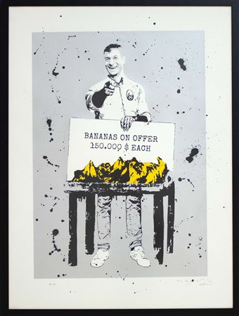 TV Boy, Cattelan’s Bananas Unique A.P., 2020, serigrafia pezzo unico, cm...