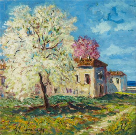 GONZAGA GIOVAN FRANCESCO (1921 - 2007) - PRIMAVERA IN VERSILIA, 1947.